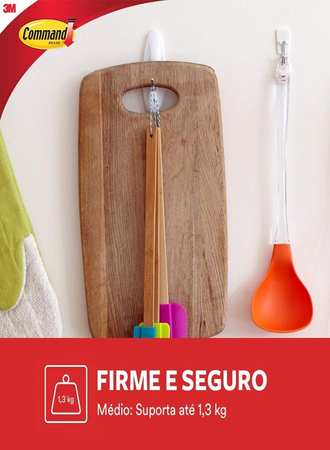 Command 3M Command Medium Wire, Plastic Hooks, (2-Hook) - Image 3